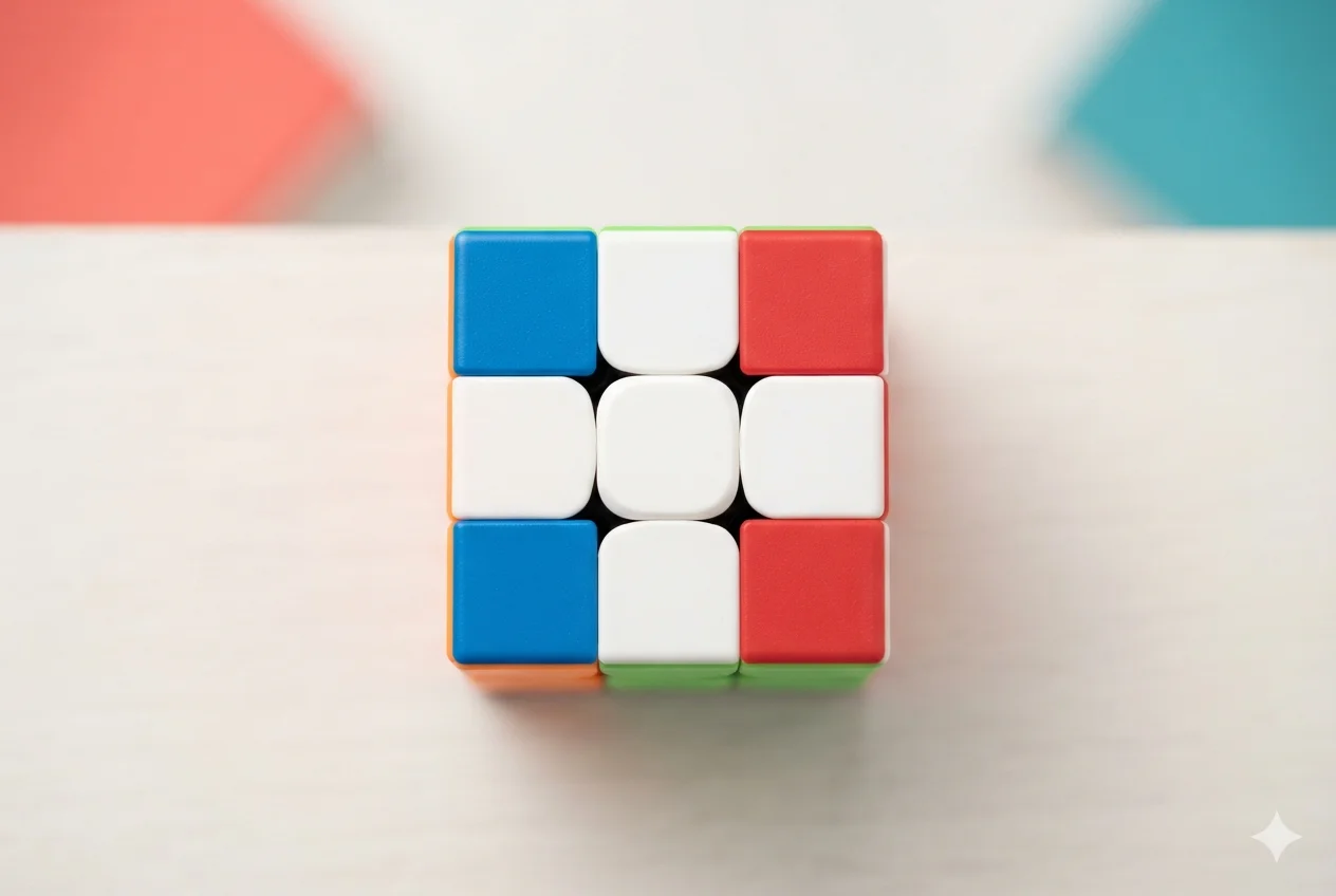  Résoudre le Rubik's Cube 3x3 en commençant par la croix blanche