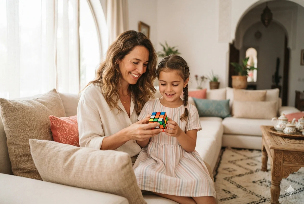 Apprendre à résoudre le Rubik's Cube en famille avec CasaPlay